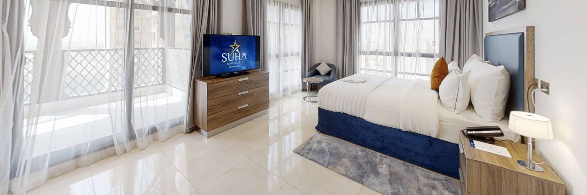 الإقامة سها بارك الفندقية شقق دبي