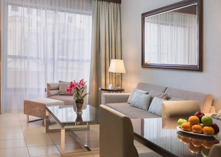 شقة ديلوكس بغرفة نوم واحدة شقق سها الفندقية دبي