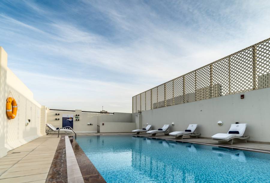 حمام سباحة شقق سها كريك الفندقية en دبي