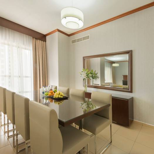 شقة ديلوكس بثلاث غرف نوم شقق سها الفندقية دبي