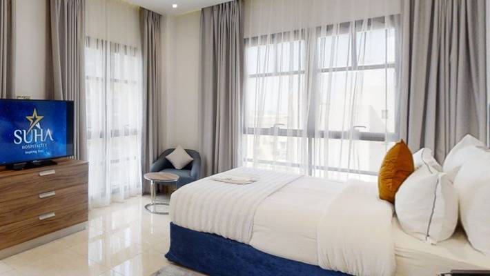 شقة بغرفة نوم واحدة شقق سها كريك الفندقية دبي